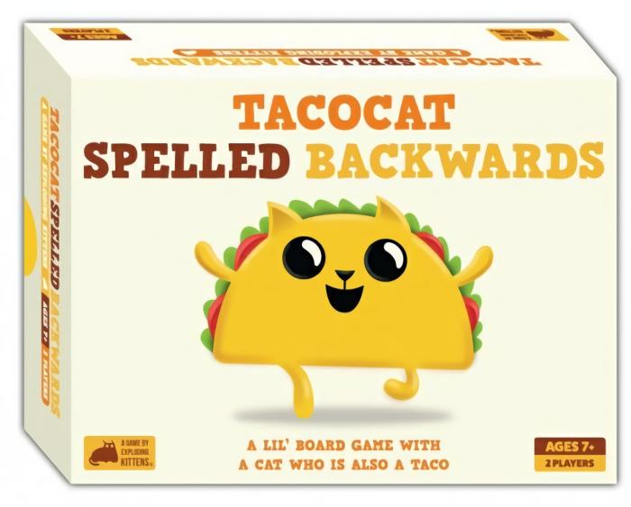 Party |   Taco Cat Spelled Backwards Board Games General