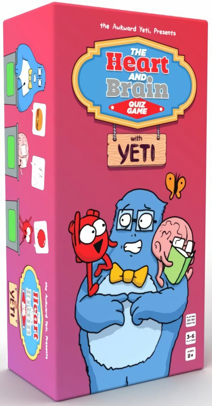 Trivia |   Heart & Brain Quiz Game With Yeti Board Games Trivia