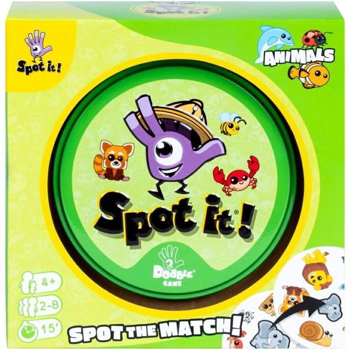 Family |   Spot It – Animals Card & Dice Games Family