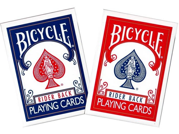 Playing Cards |   Bicycle – Rider Back Red/Blue Card & Dice Games Playing Cards