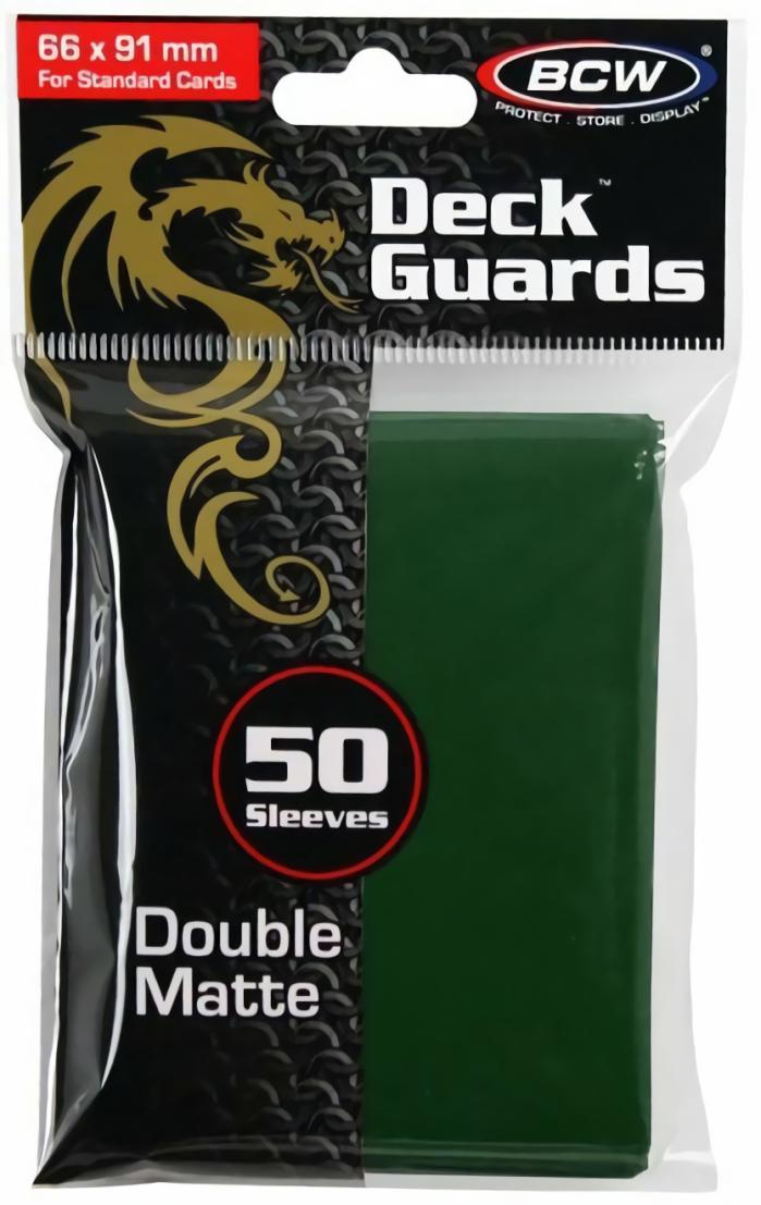 Accessories |   Standard Card Sleeves – Bcw – 50 Matte Green Accessories Accessories