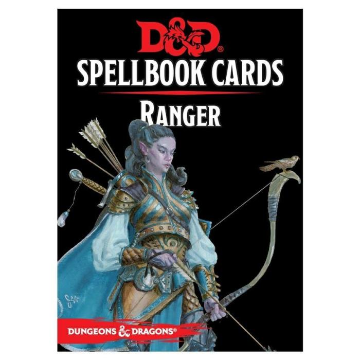 D&D |   Dungeons And Dragons – Spellbook Cards – Ranger D&D D&D