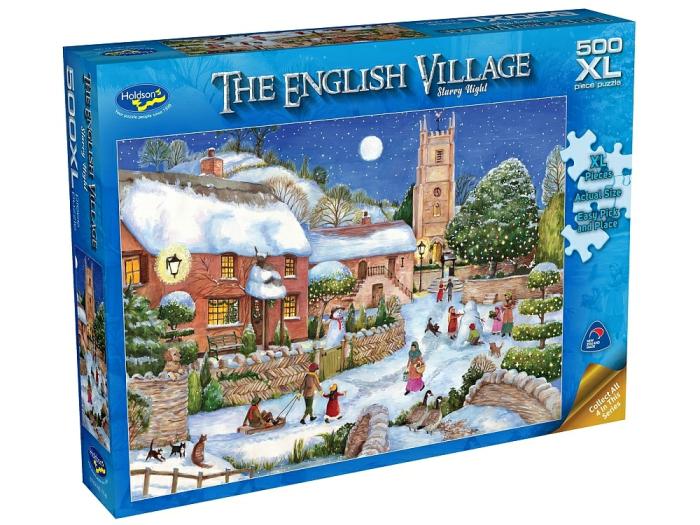 500-750 |   Holdson – 500 Xl Piece English Village 2 – Starry Night 500-750 500-750