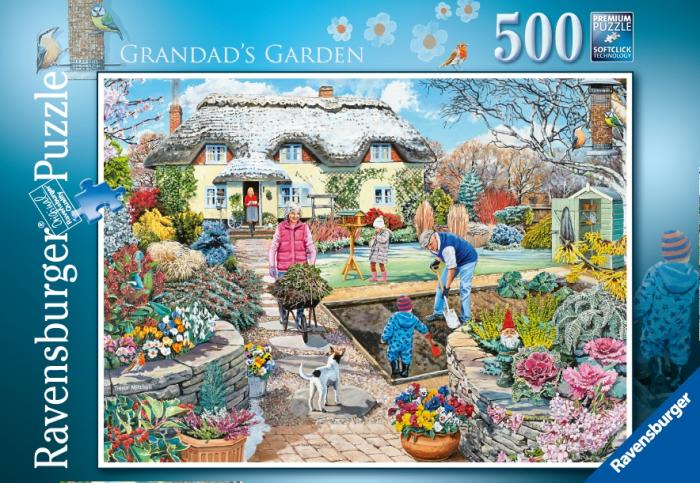 500-750 |   Ravensburger – 500 Piece – Grandad’s Garden 500-750 500-750