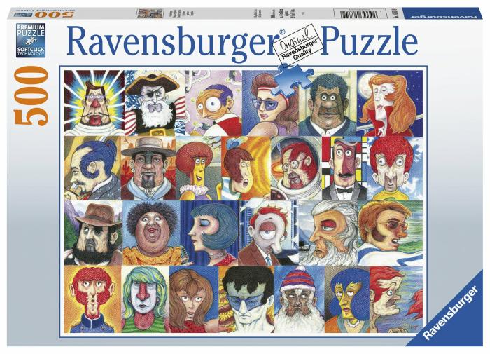 500-750 |   Ravensburger – 500 Piece – Typefaces 500-750 500-750